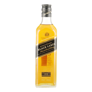 Johnnie Walker Black Label 12YO zakflacon 0,20 ltr