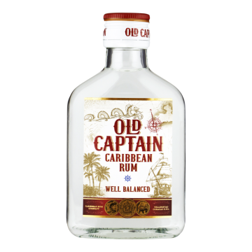 Old Captain Caribbean Rum Wit 0,20