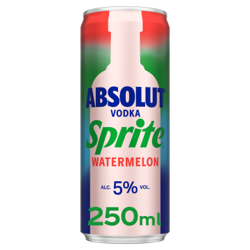 Absolut Vodka & Sprite Watermelon Blik